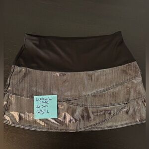 Lucky in love tennis skirt